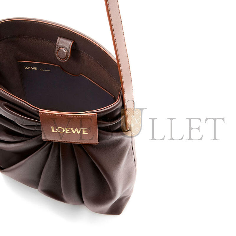 L0ew* draped tote in mellow nappa lambskin adhbdptx01-0018 (30*29*13cm)